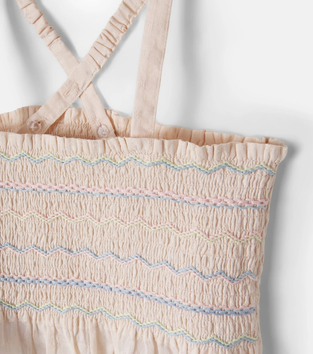 Louise Misha - Florentina smocked cotton top