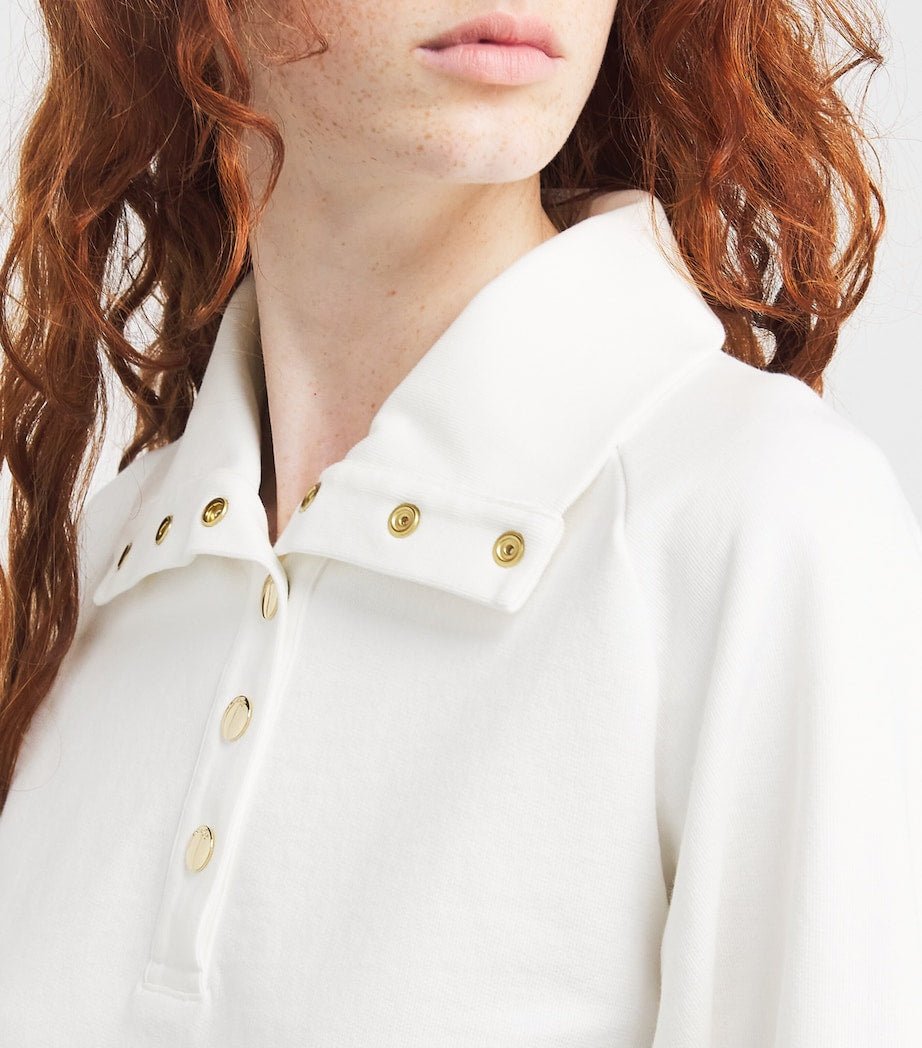 Cotton The Coach Sweatshirt CREAM