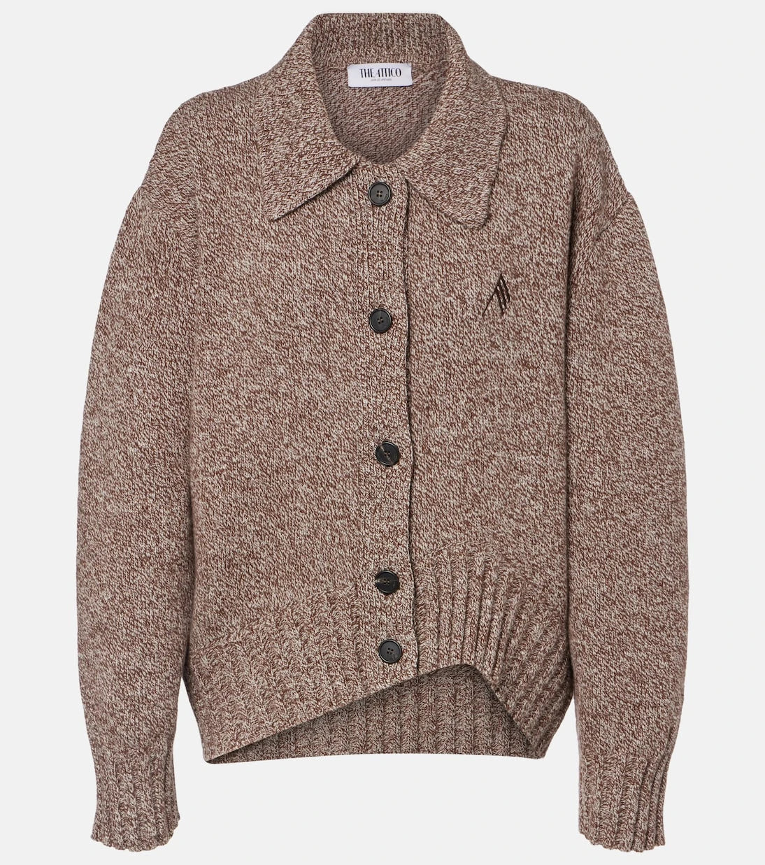 The Attico - Wool and cashmere cardigan