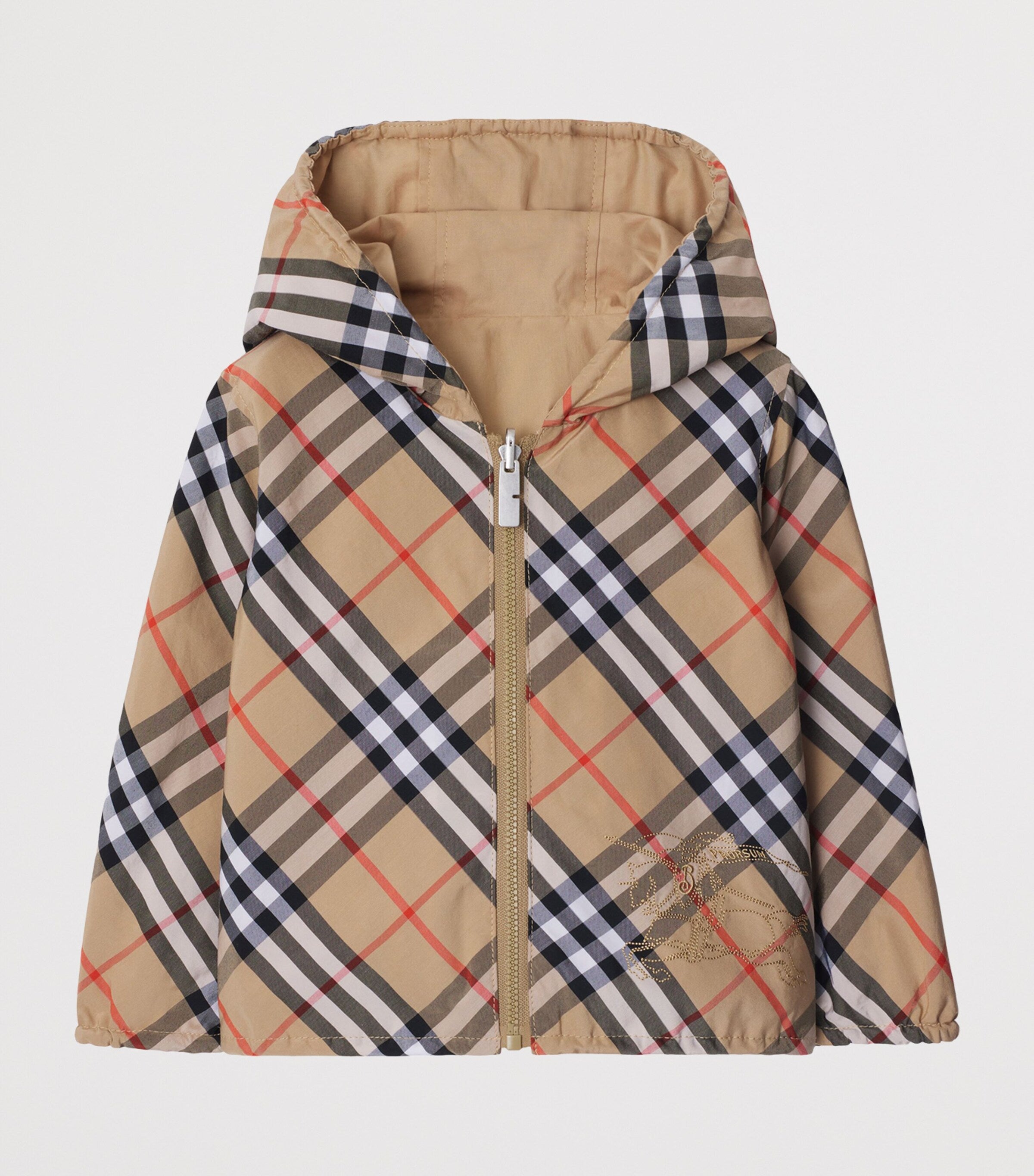 Burberry Kids Cotton-Blend Reversible Hooded Jacket (6-24 Months)
