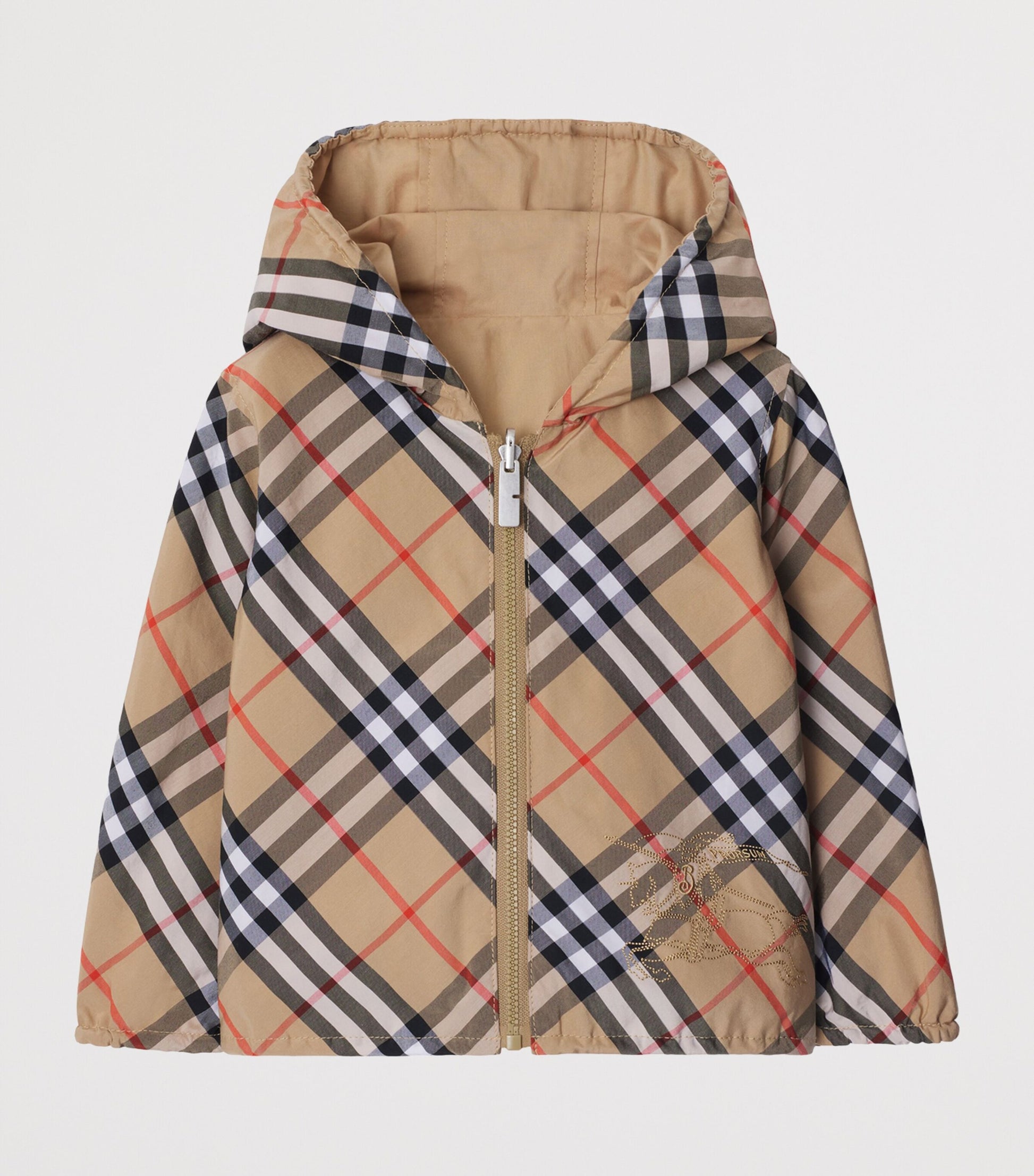 Burberry Kids Cotton-Blend Reversible Hooded Jacket (6-24 Months)