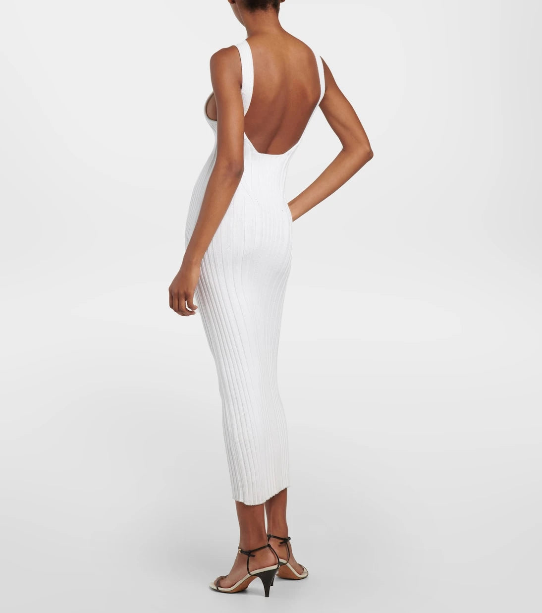 Khaite - Ottilie cotton-blend midi dress