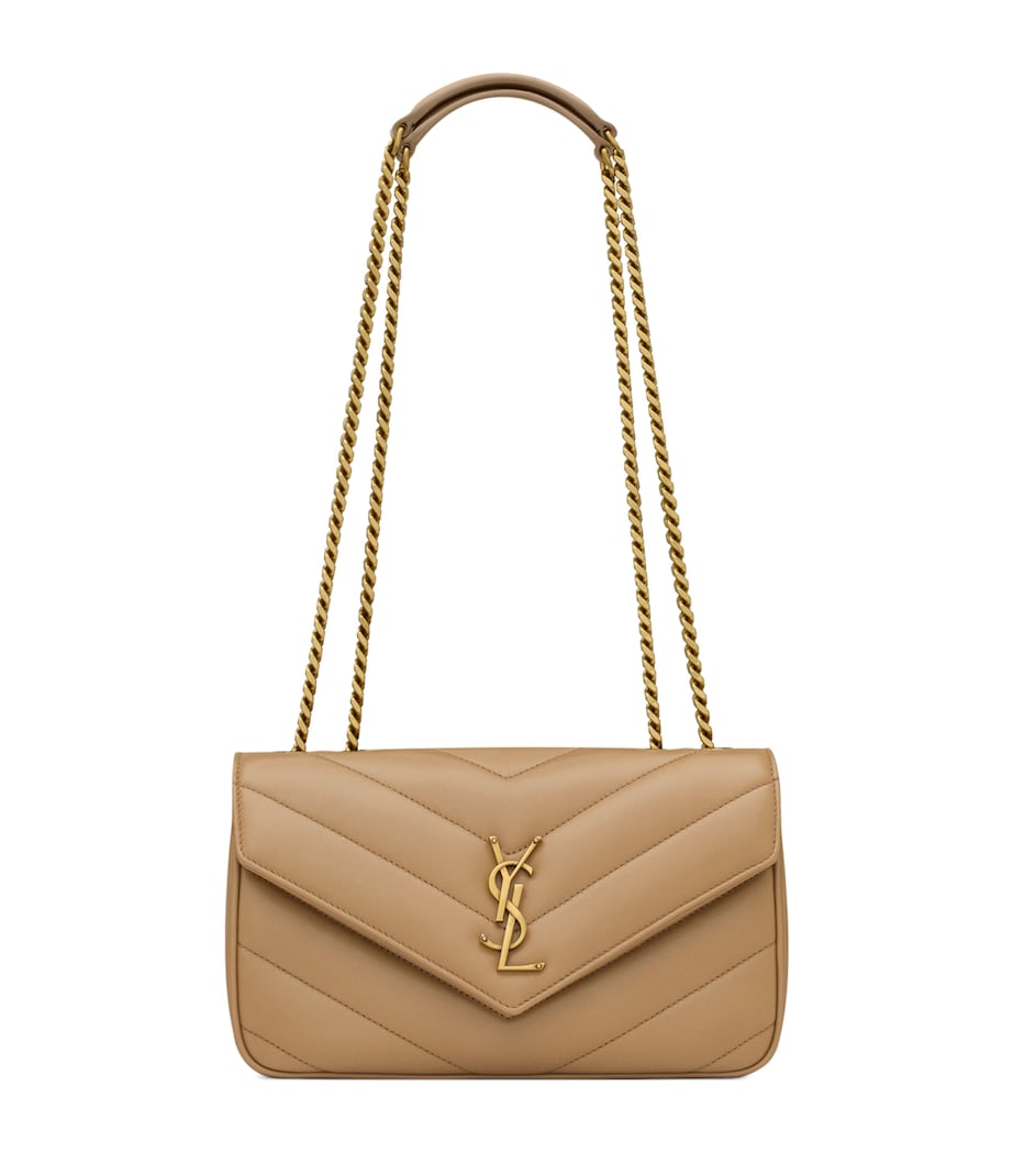 Saint Laurent Brown Small Loulou Shoulder Bag