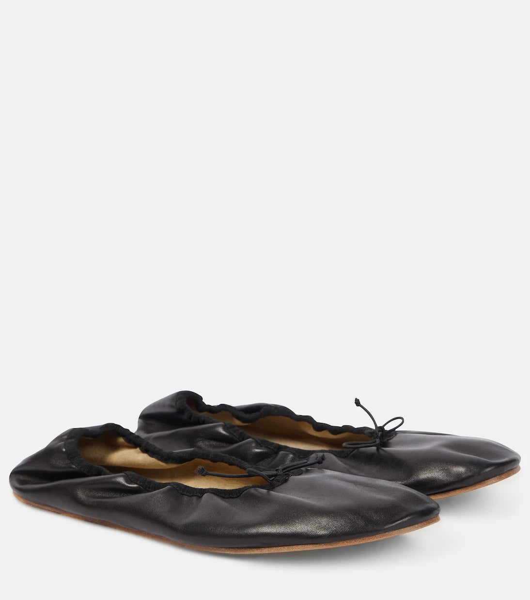 The Row - Leather ballet flats