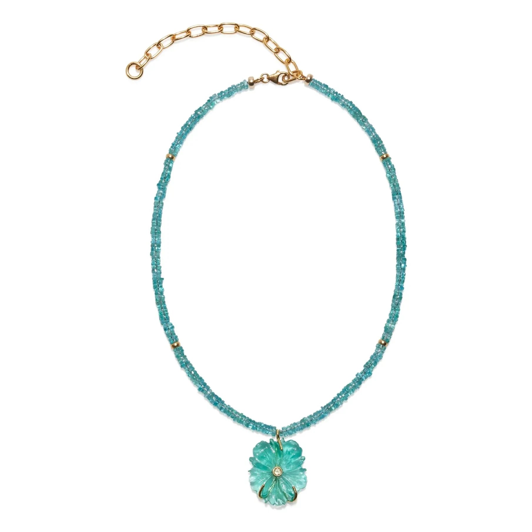 Lizzie Fortunato - New Bloom necklace | Blue