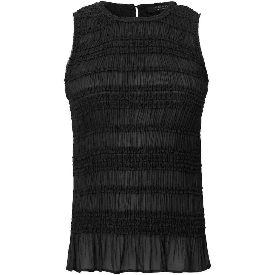 Shirred Marion Sleeveless Top