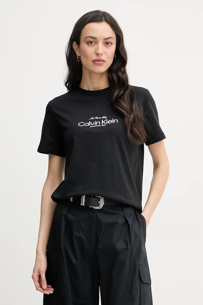Calvin Klein Jeans тениска дамска от памук