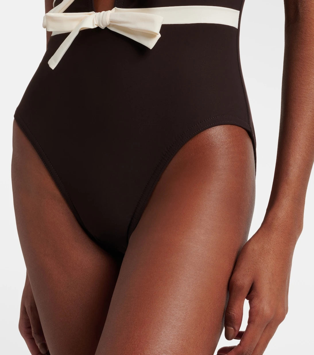Karla Colletto - Lenora bow-detail swimsuit