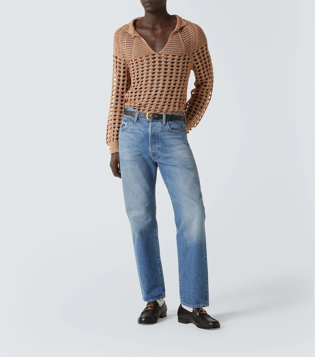 Valentino - Open-knit linen and cotton sweater