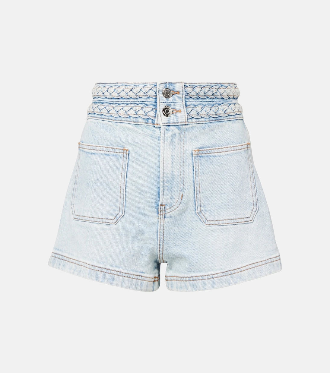 Veronica Beard - Elijah high-rise denim shorts
