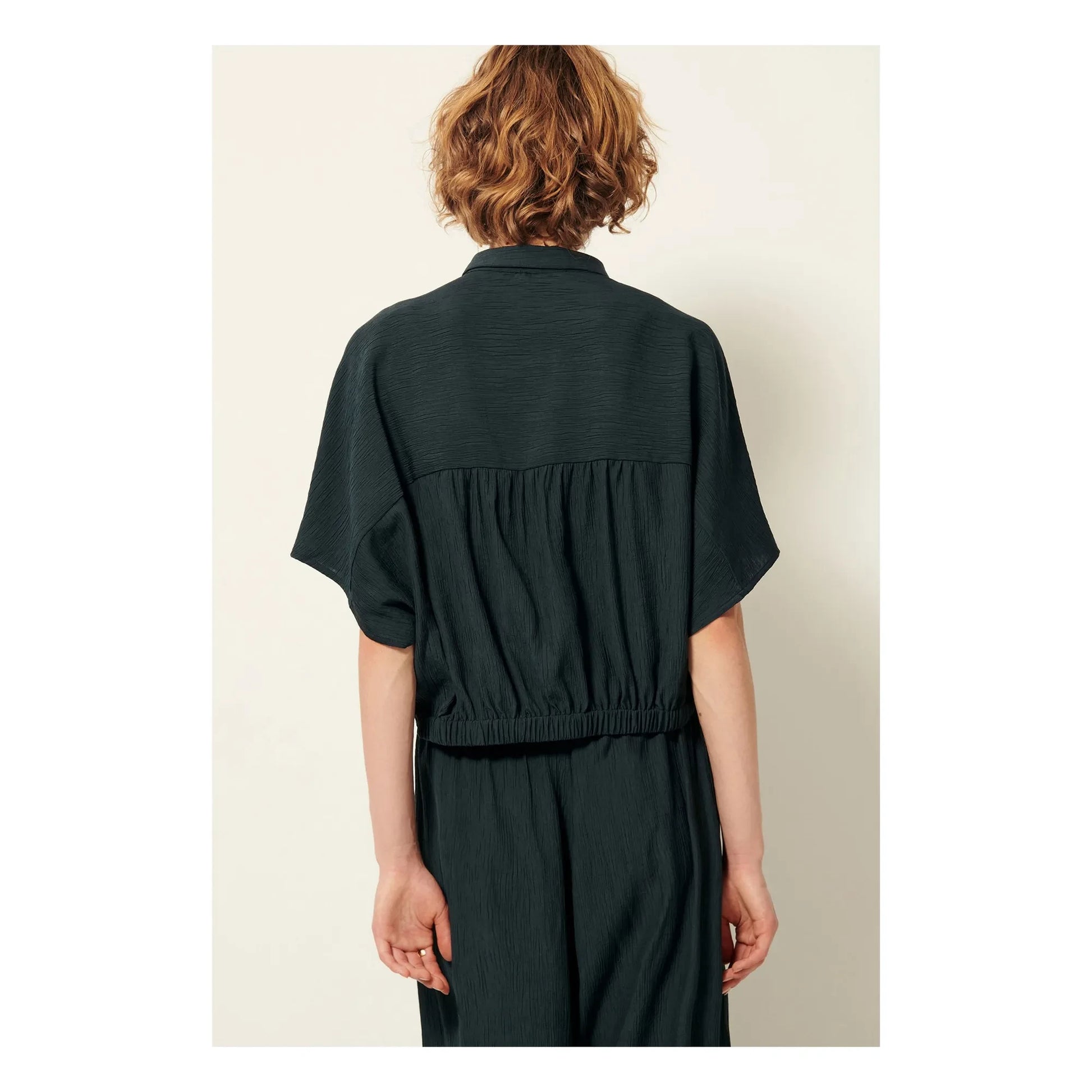 Sessùn - Alfassa blouse | Charcoal grey