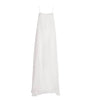 TORLOWEI White Silk Crepe Valerie Maxi Dress