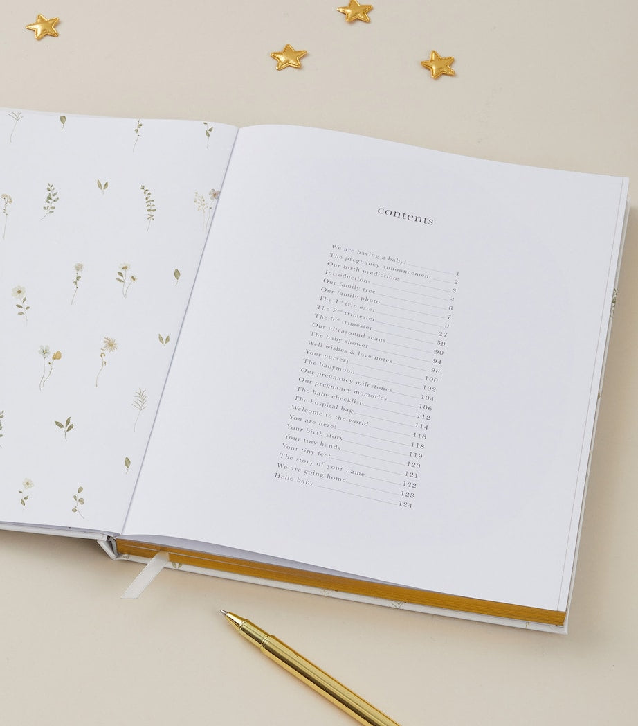 Blush and Gold My Pregnancy Journal