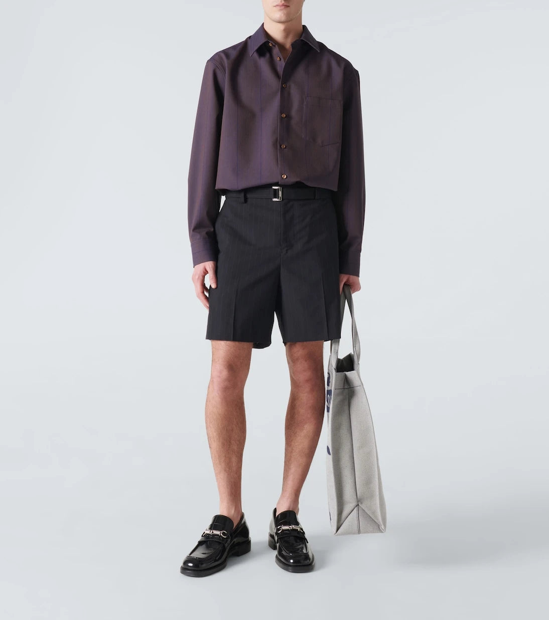 Burberry - Striped wool shirt
