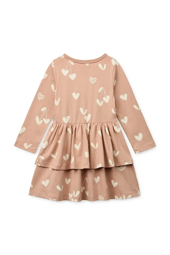 Детска памучна рокля Liewood Mindy LS Dress