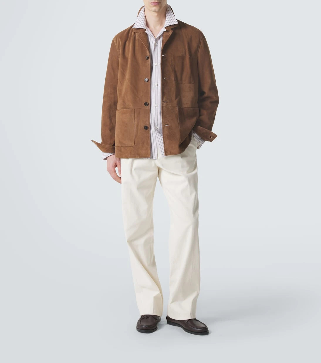 Umit Benan - Santiago suede overshirt
