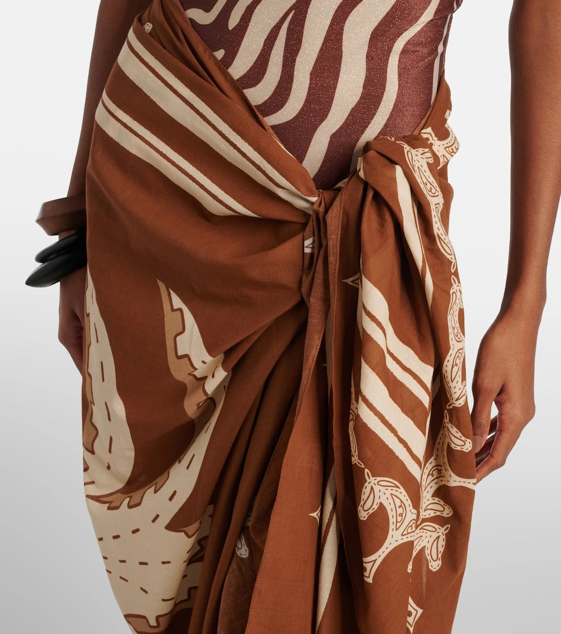 Johanna Ortiz - Cotton printed beach cover-up