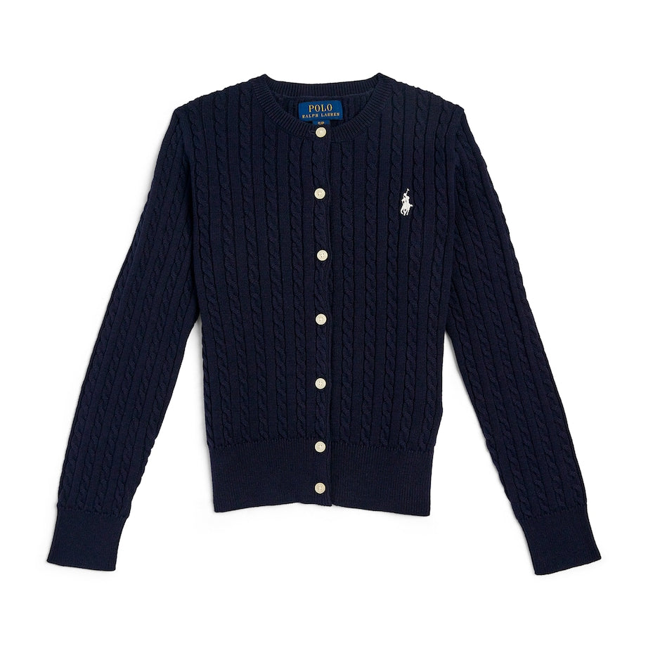 Ralph Lauren Kids Cotton Cable-Knit Cardigan (6-14 Years)