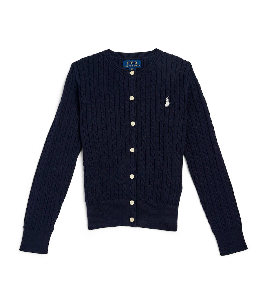 Ralph Lauren Kids Cotton Cable-Knit Cardigan (6-14 Years)