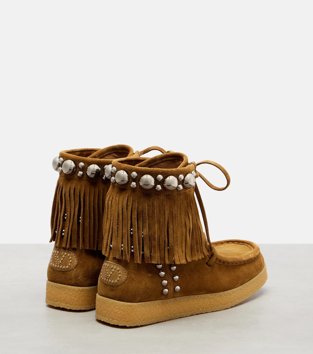 Valentino Garavani - Nellcôte studded suede ankle boots