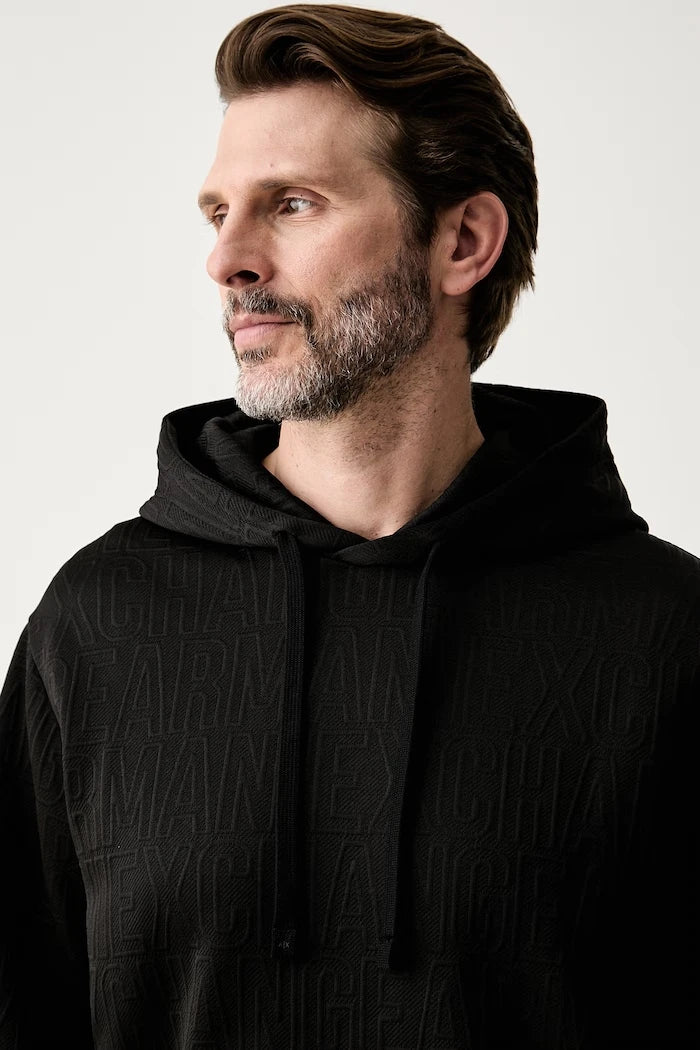 Armani Exchange erkek kapüşonlu sweatshirt