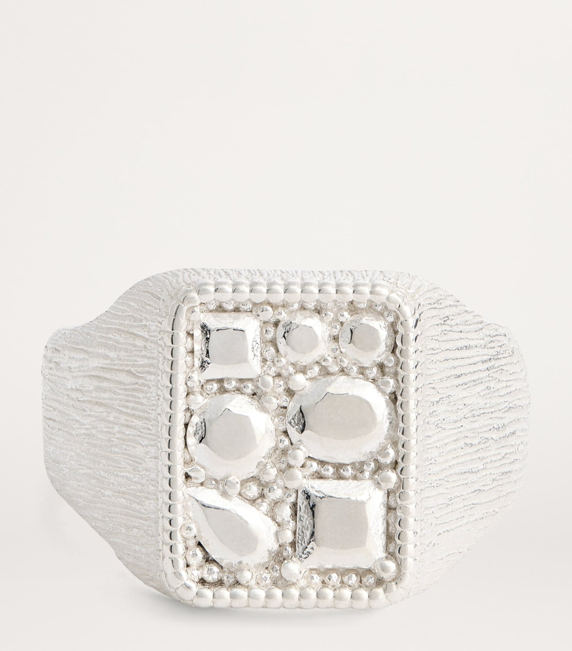 Bleue Burnham Sterling Silver Cottage Garden Signet Ring