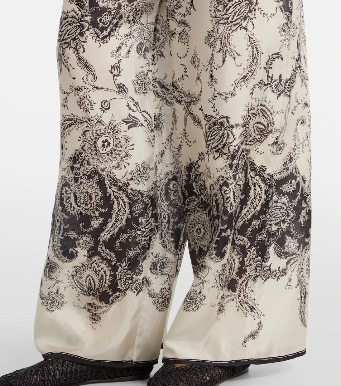 Zimmermann - Rhiannon paisley silk wide-leg pants