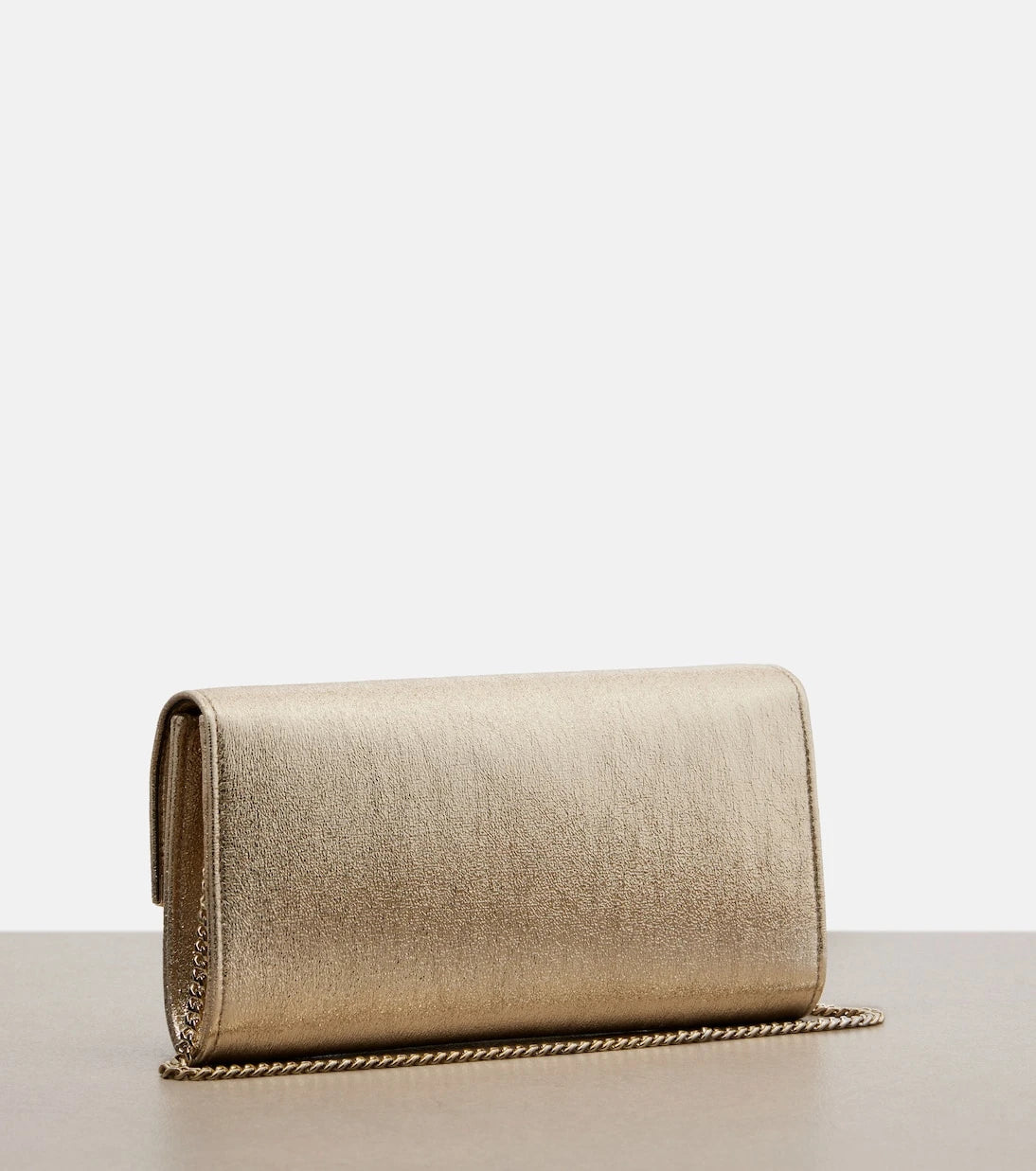 Jimmy Choo - Emmie Small metallic leather clutch