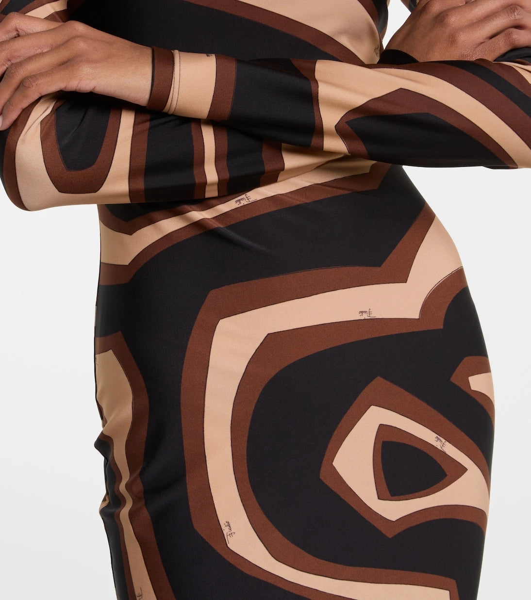Pucci - Labirinto jersey minidress