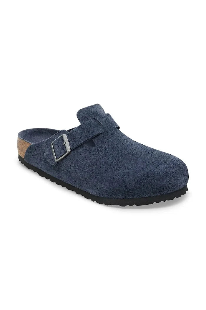 Birkenstock чехли сабо от велур Boston
