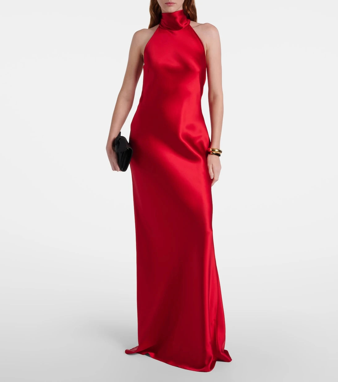 Ralph Lauren Collection - Halterneck satin gown