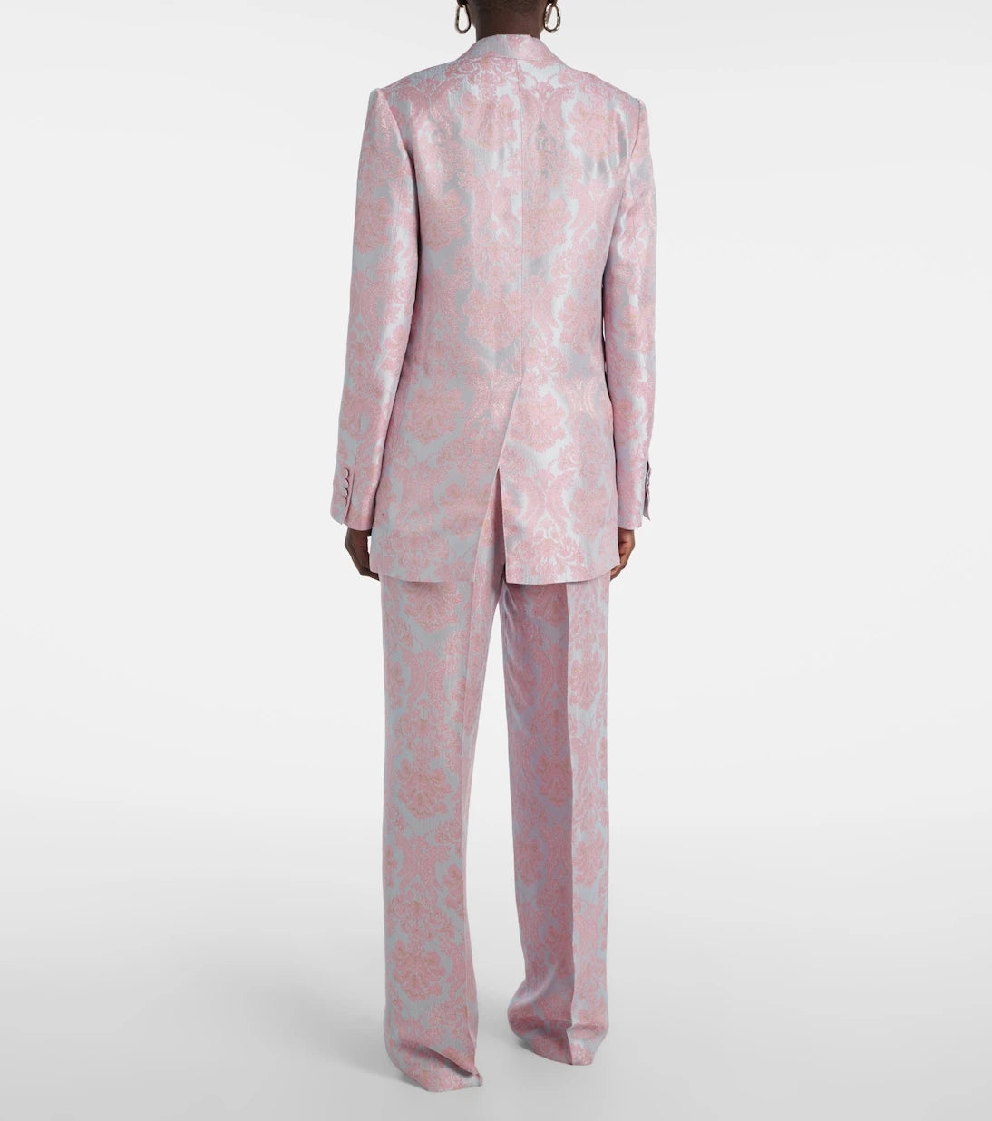 Dries Van Noten - سترة بليزر جاكار مزهرة