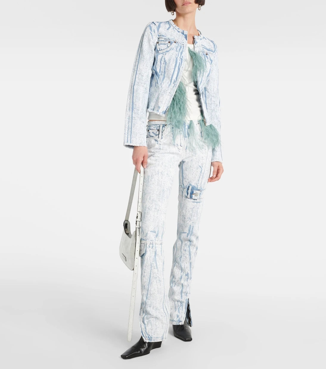 Acne Studios - Printed denim jacket