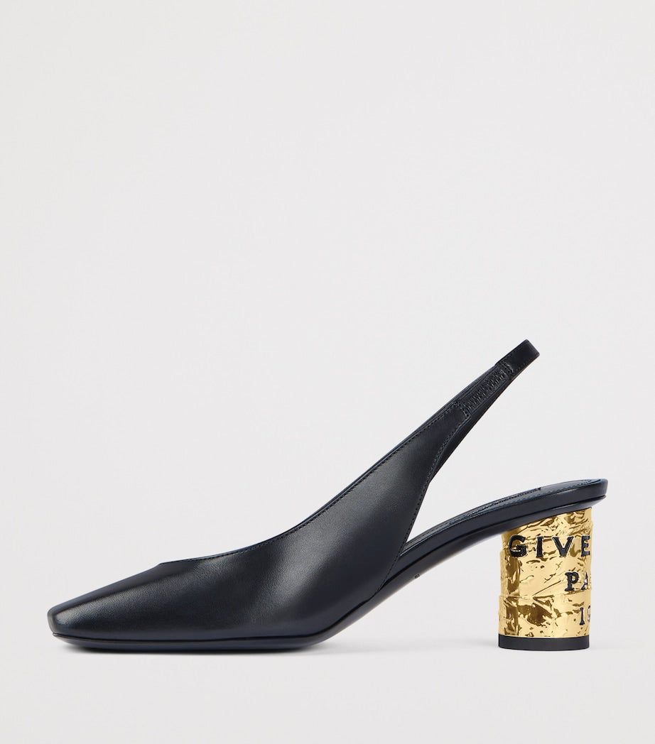Givenchy Leather Tape Slingback Pumps 65