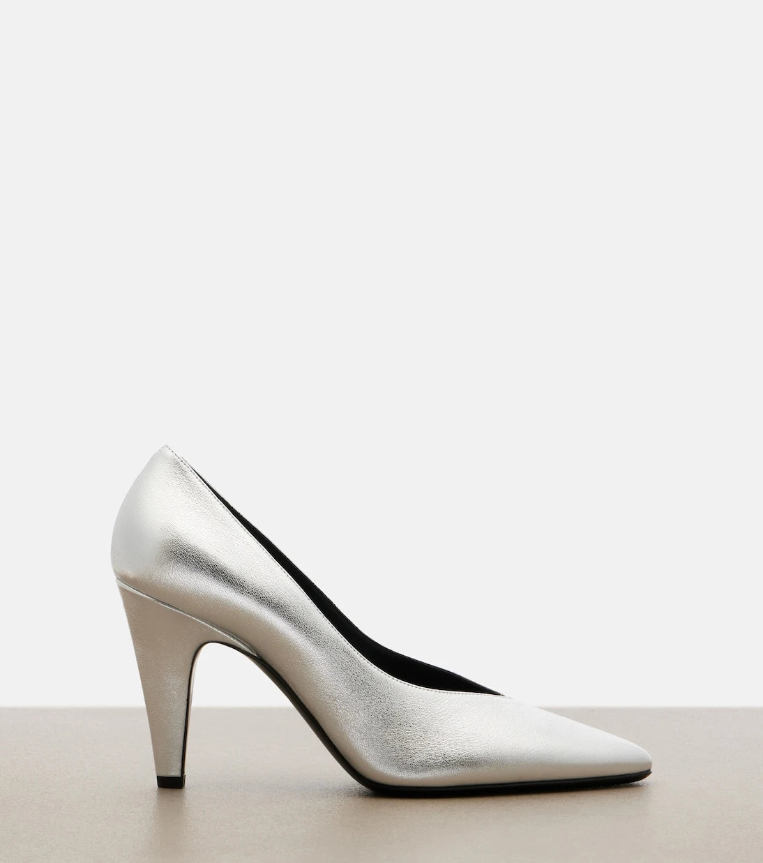 Alaïa - Metallic leather pumps