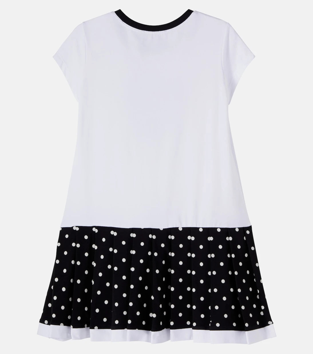 Monnalisa - Embellished printed cotton-blend dress
