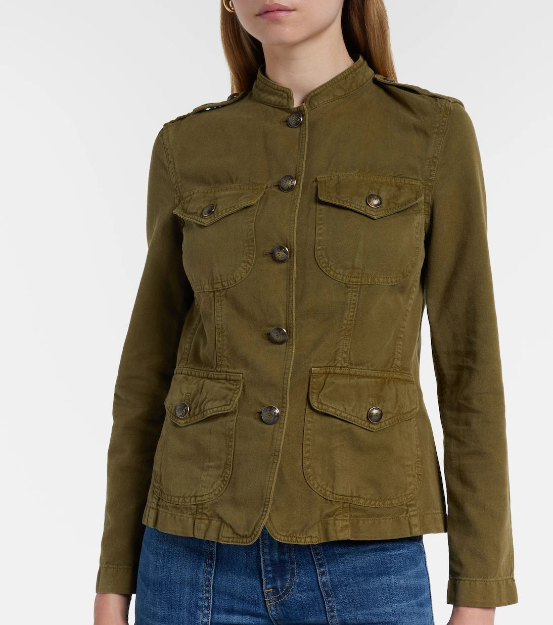 Nili Lotan - Mona cotton and linen jacket