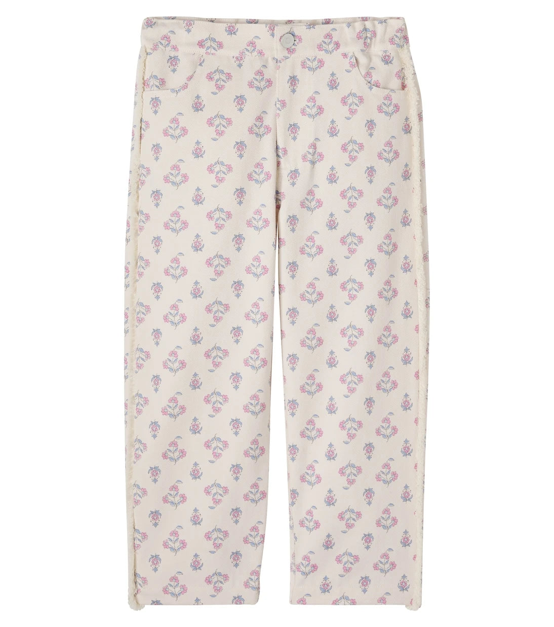 The New Society - Clavel distressed floral jeans