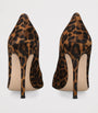 Gianvito Rossi Brown Suede Leopard Gianvito Pumps 105