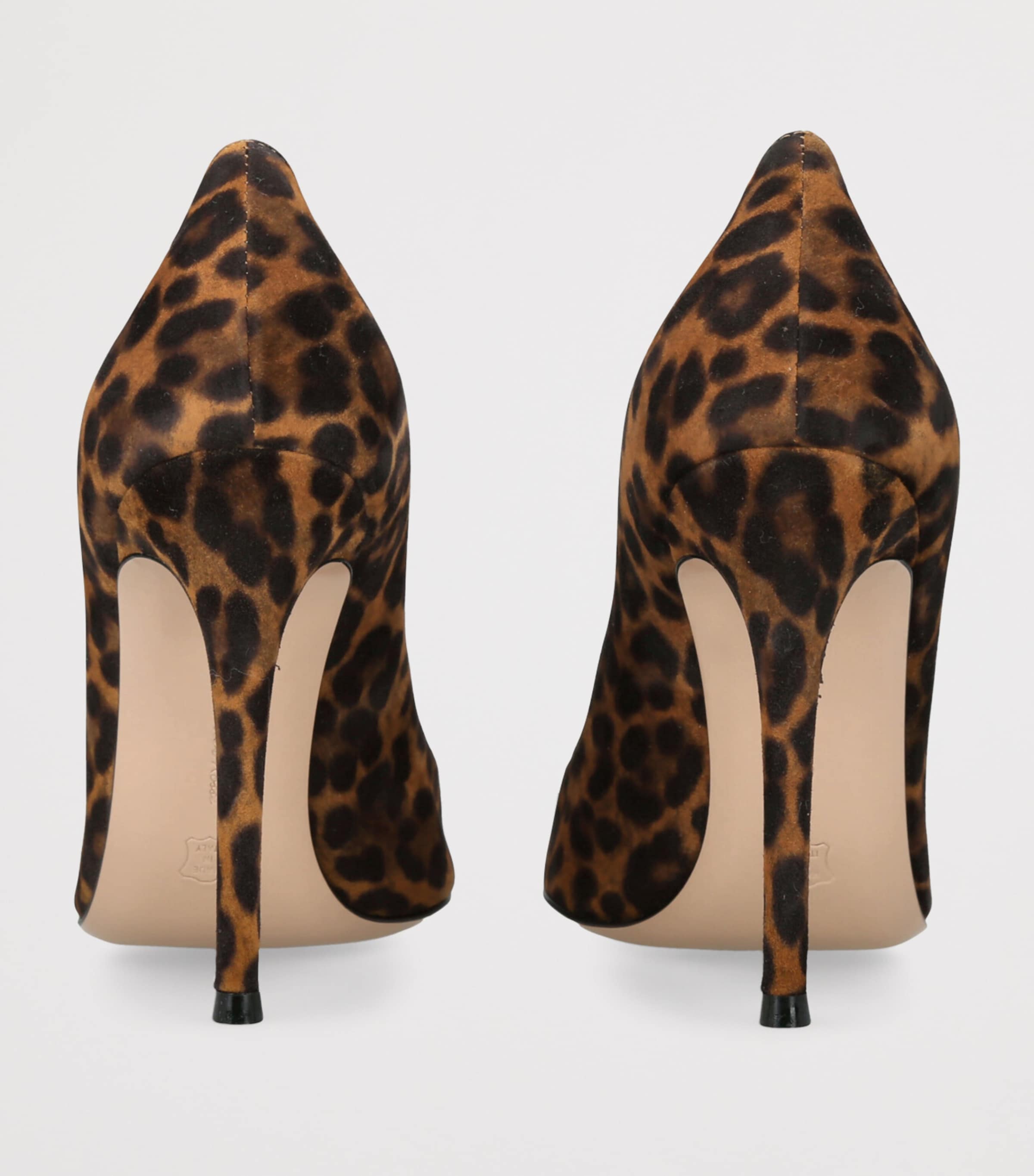Gianvito Rossi Brown Suede Leopard Gianvito Pumps 105