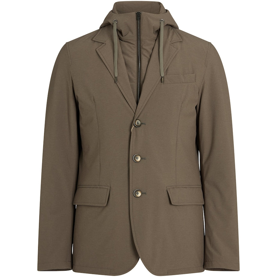 Padded Insert-Detail Blazer 2700BEIGE