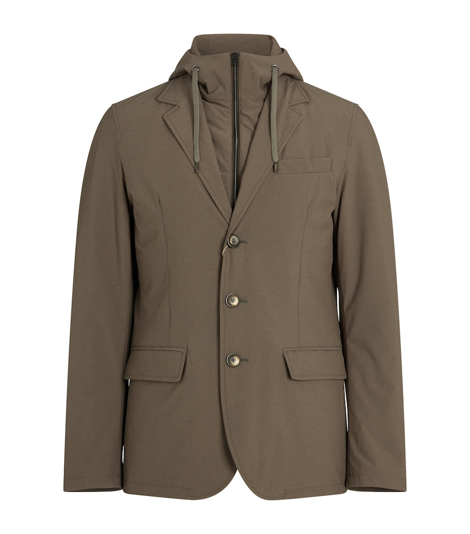 Padded Insert-Detail Blazer 2700BEIGE