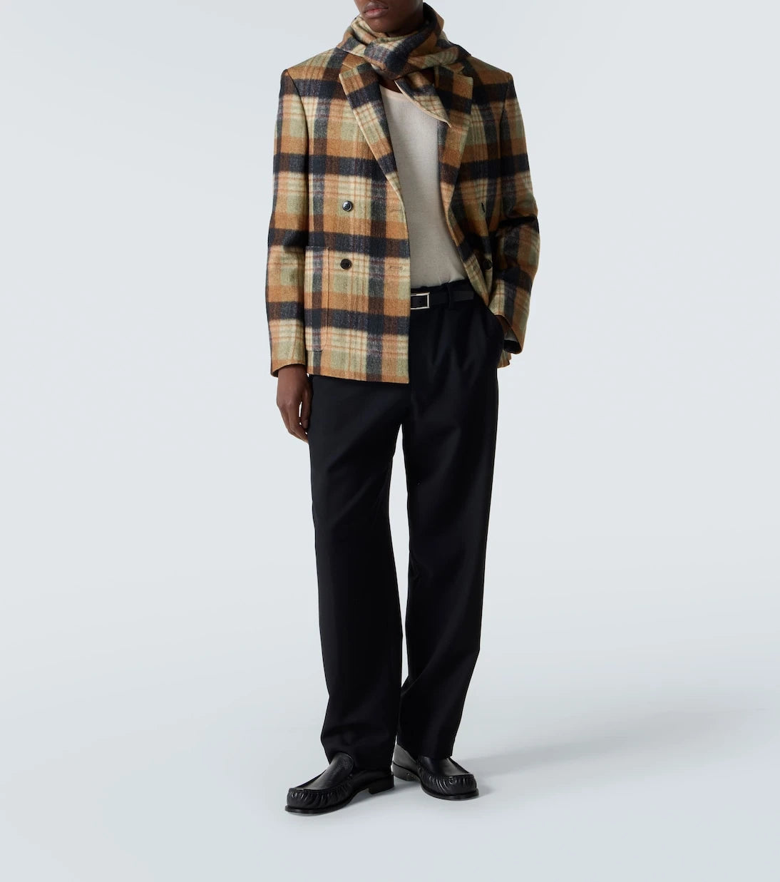 Dries Van Noten - Penny yün düz kesim pantolon