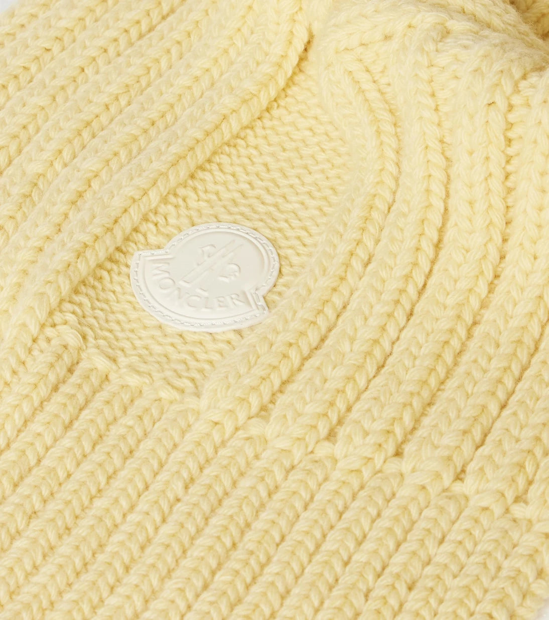 Moncler - Cable-knit wool and cashmere scarf