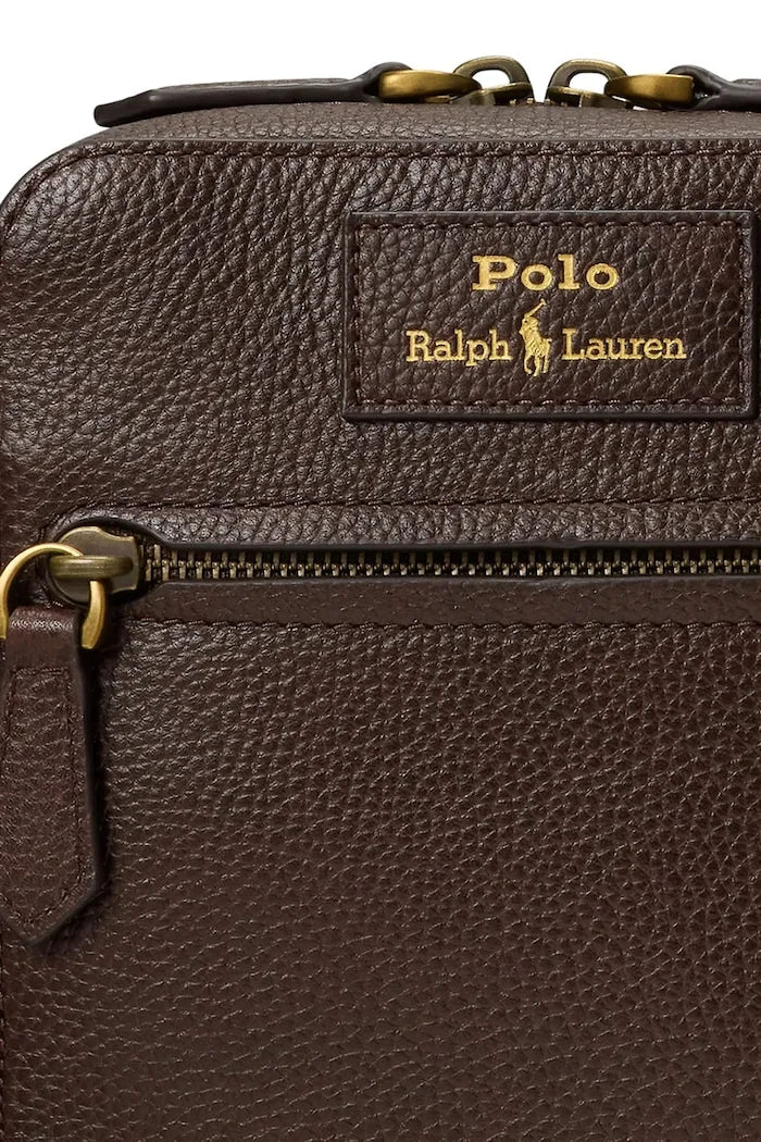 Polo Ralph Lauren Erkek Deri Omuz Çantası
