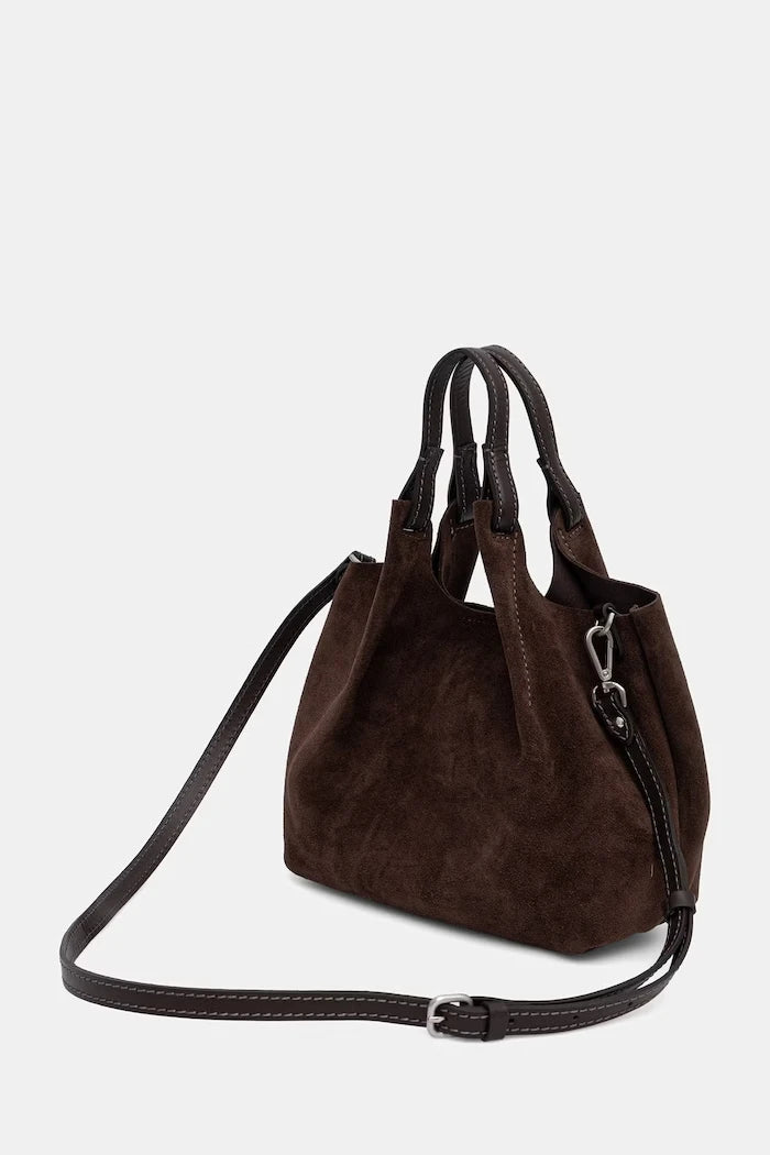 Gianni Chiarini DUA kadın süet crossbody çanta