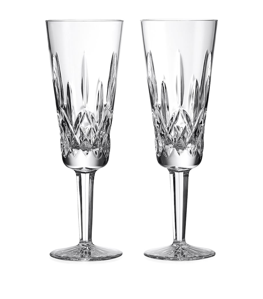 Set of 2 Lismore Champagne Flutes (225ml)