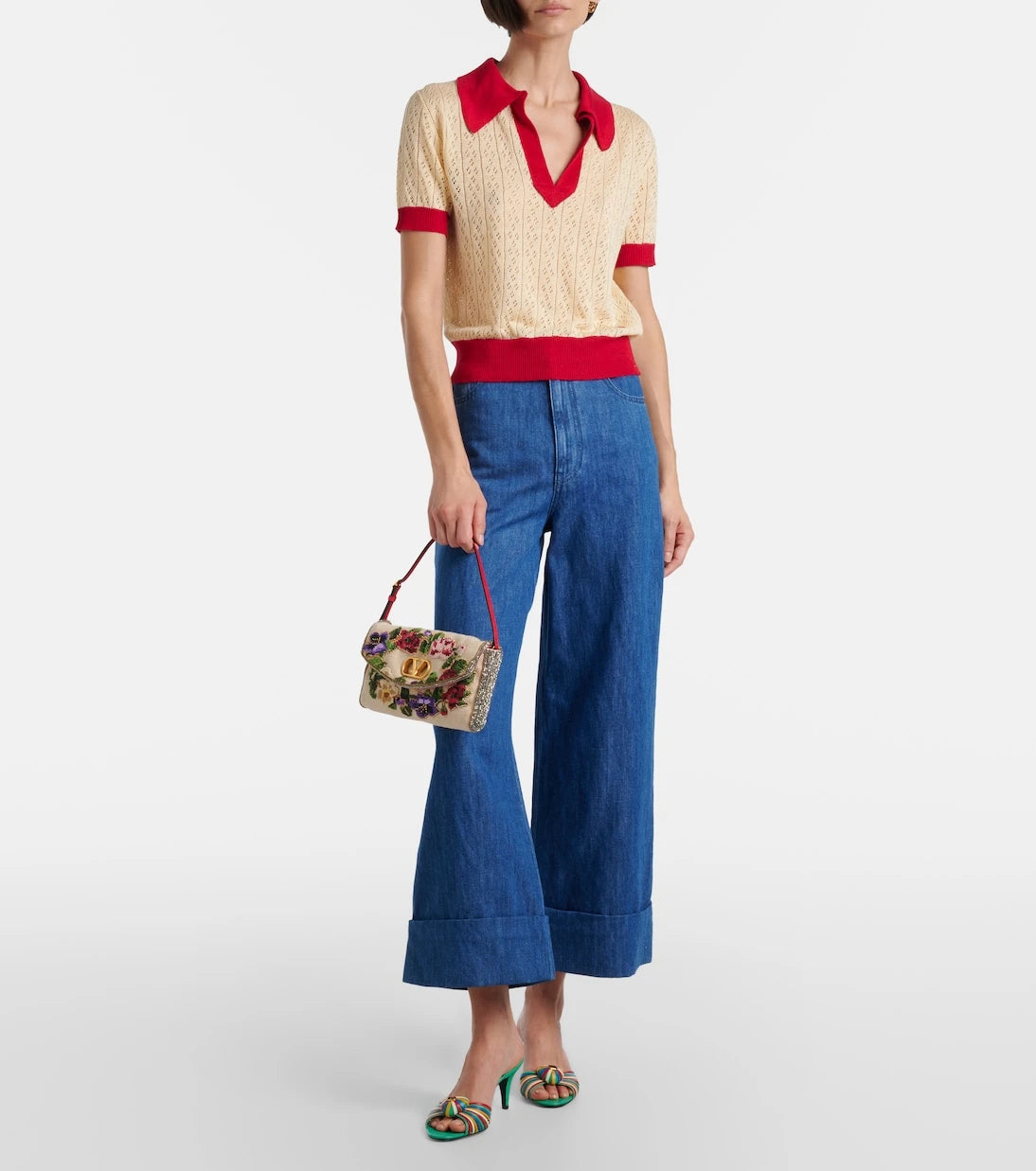Valentino Garavani - DeVain Small beaded shoulder bag
