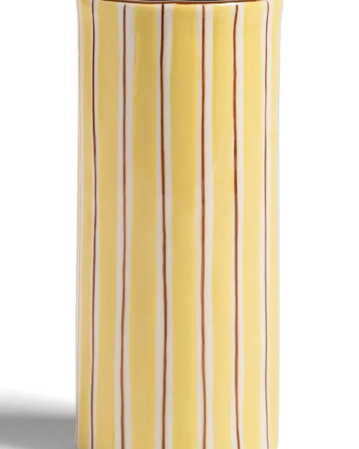 Dekoratif vazo &k amsterdam ray yellow 18 cm