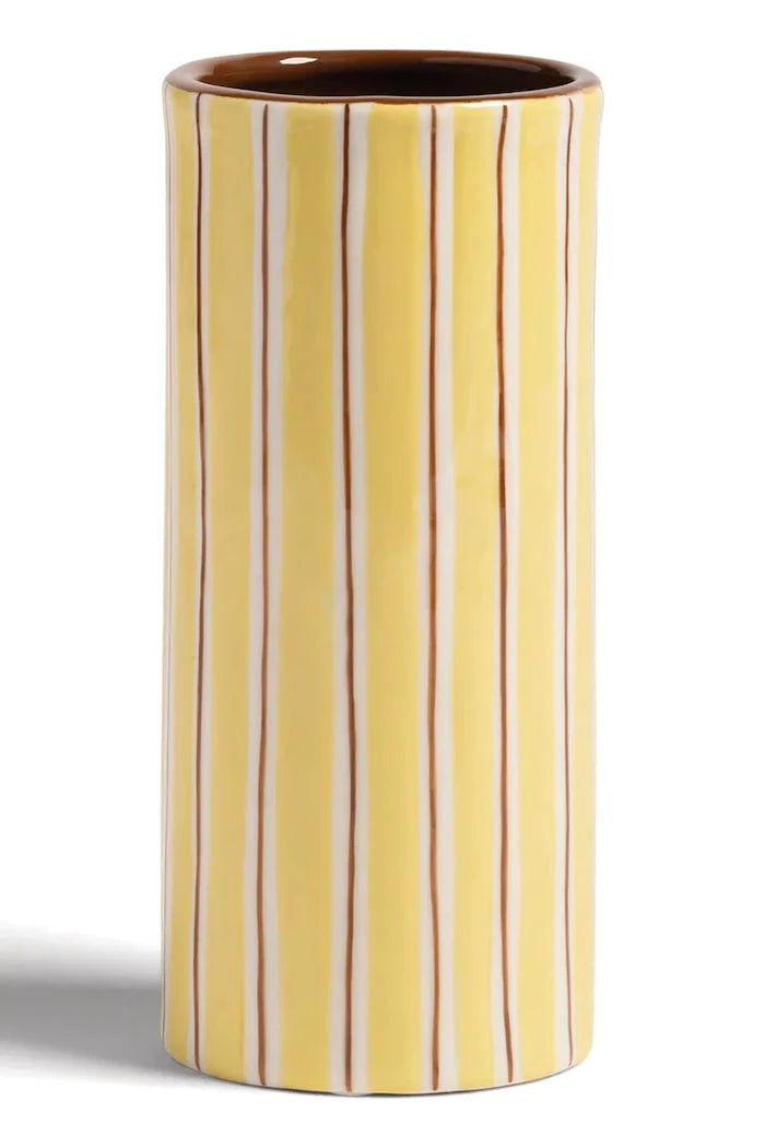 Dekoratif vazo &k amsterdam ray yellow 18 cm